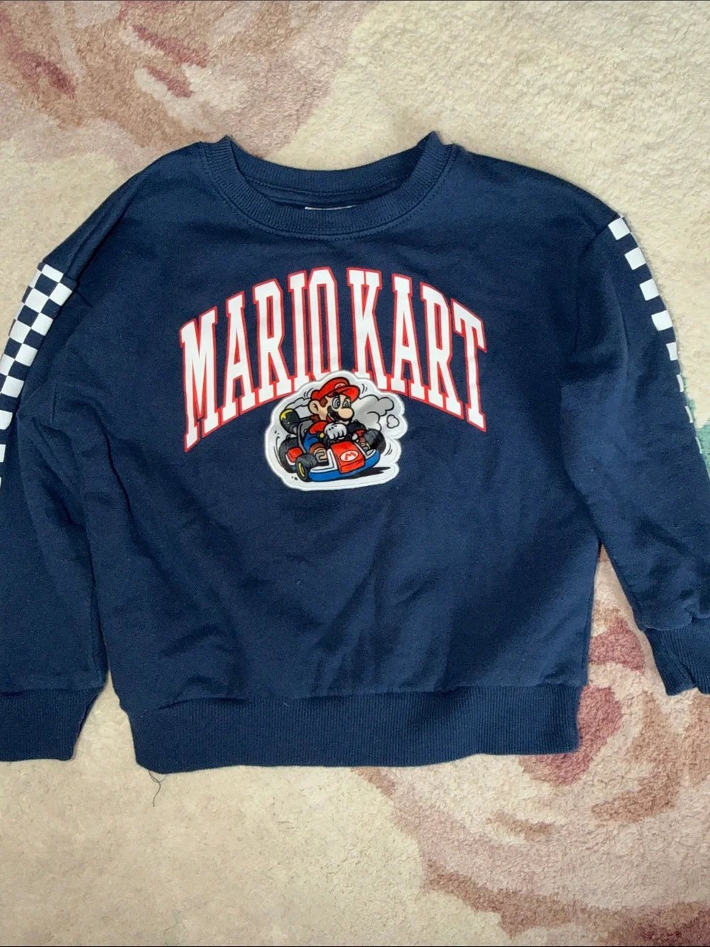 Nintendo Navy Blue Mario Kart Kids Sweatshirt & Joggers Set